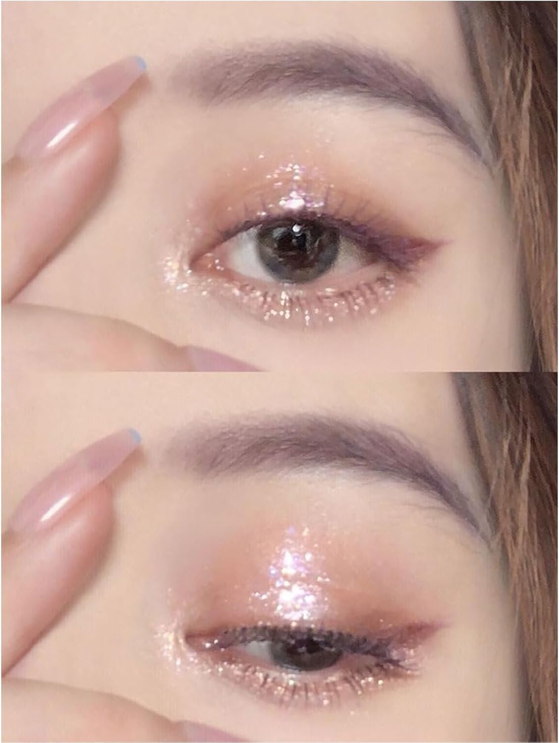 6155JwdTiJL._AC_SL1500_.jpg ظلال عيون لامعة بـ9 الوان من تزويق، مجموعة الوان نابضة بالحياة، ناعمة وتدوم طويلا، متعددة الاستخدامات لاي مظهر، سهلة الاستخدام والازالة، اختيار رائع كهدية - الصورة 7