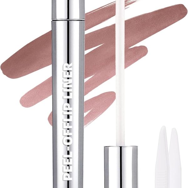 ايريناد قلم تحديد شفاه مات مقاوم للماء وقابل للتقشير ويدوم طويلا، ملمع شفاه مقاوم للانتقال مع ملقط، مكياج عالي الصبغة للنساء، احمر شفاه غير لاصق قابل للتقشير 02#