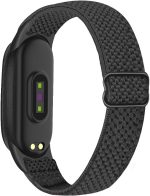 ⁦أساور ساعة قابلة للتعديل من النايلون المرن، سوار معصم رياضي بديل للرجال والنساء متوافق مع ساعة شاومي مي باند 7/6/5 من ريلتينج، عبوة من قطعتين⁩ - الصورة ⁦2⁩