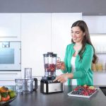 ⁦براون محضر طعام 12 في 1 ، 800 واط سرعتان وظيفة النبض سعة الوعاء 2.1 لتر خلاط 1.2 قرص التقطيع والبشر عصارة حمضيات عجانه EP325SI فضي⁩ - الصورة ⁦10⁩