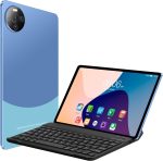 تابلت 10.1 انش من سي جي واي كيو ذاكرة RAM 16GB تخزين 512GB اصدار شبكة WiFi معالج ثماني النواة شاشة IPS HD 1280×800 فاي ثنائي النطاق نظام تحديد المواقع بطارية 4000mAh مجموعة اغطية، أزرق