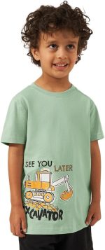Styli Boys Graphic Print Short Sleeves T-Shirt