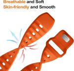 ⁦سوار من النايلون قابل للتمدد ليروبو متوافق مع ساعة ابل 38/40/41/42/44/45/49 ملم 3 قطع للنساء والرجال رياضي مرن للتعديل لسلسلة اي ووتش التراSE/8/7/6/5/4/3/2/1⁩ - الصورة ⁦6⁩