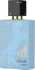 Lattafa Lail Maleki Moroccan Blue EDP Unisex 3.4 Fl Oz/100 -ml