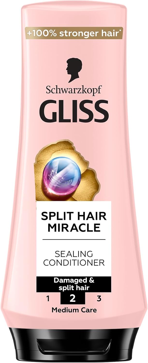 61UJXb5q0SL._AC_SL1500_.jpg شوارزكوف جليس معجزة للشعر المتقصف - بلسم تثبيت، 360 مل