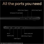 ⁦اسس لابتوب برو ارت P16 بمعالج AMD رايزن AI 9 HX 370 وذاكرة RAM DDR5 32GB وSSD PCIe 2TB وشاشة لمس 4K مقاس 16 انش (3840x2400)، انفيديا جي فورس RTX 4060، W11 هوم⁩ - الصورة ⁦4⁩