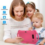 ⁦تابلت للاطفال 7 انش، رباعي النواة اندرويد 12 2 جيجا 32 جيجا، تحكم ابوي، حماية العين، حافظة مضادة للصدمات، كاميرا مزدوجة، واي فاي، بلوتوث، تابلت تعليمي للاطفال - K5 (زهري)⁩ - الصورة ⁦8⁩