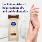 ⁦زيت جل للجسم من فازلين لحبس الرطوبة وإنعاش البشرة الجافة مع امتصاص سريع وملمس غير دهني، برائحة الكاكاو، 6.8 أونص⁩ - الصورة ⁦3⁩