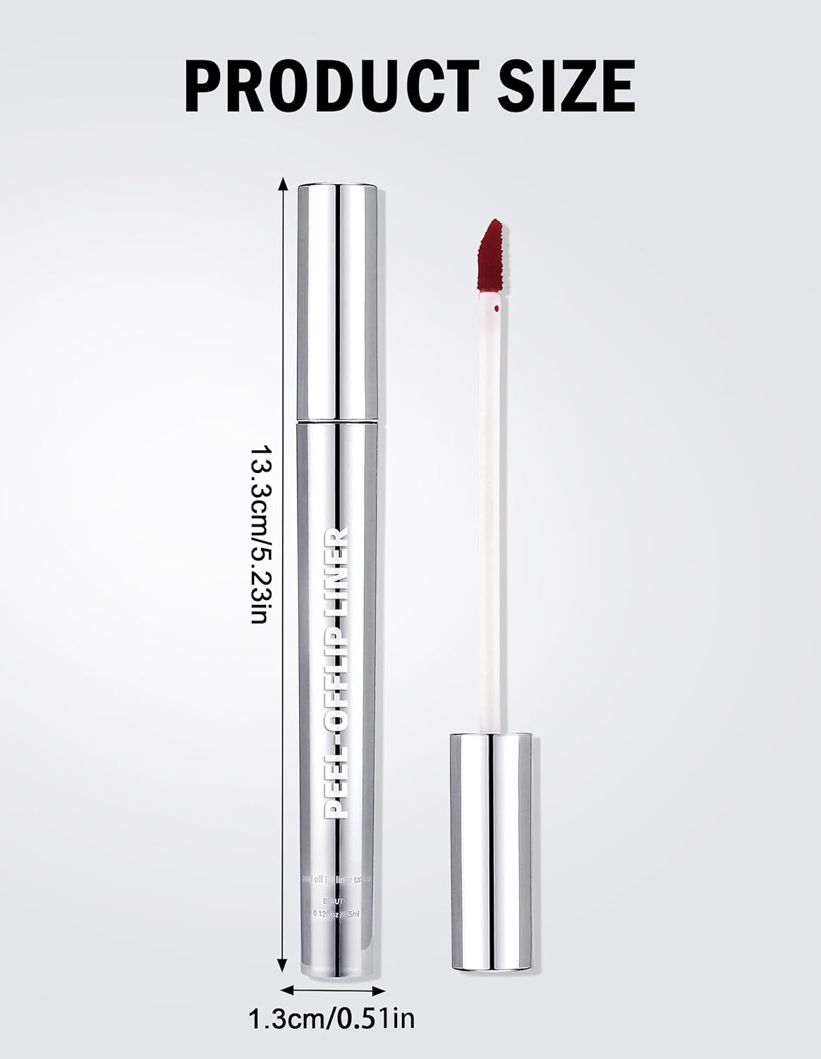 61dfbAkkw6L._AC_SL1500_.jpg ايريناد قلم تحديد شفاه مات مقاوم للماء وقابل للتقشير ويدوم طويلا، ملمع شفاه مقاوم للانتقال مع ملقط، مكياج عالي الصبغة للنساء، احمر شفاه غير لاصق قابل للتقشير 02# - الصورة 6