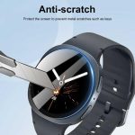 ⁦تي تيرسيلي واقي شاشة من الزجاج المقوى بدرجة صلابة 9 لساعة سامسونج جالاكسي 8 (44 ملم)، واقي شاشة لساعة جالكسي 8 2025 (3 قطع)⁩ - الصورة ⁦4⁩