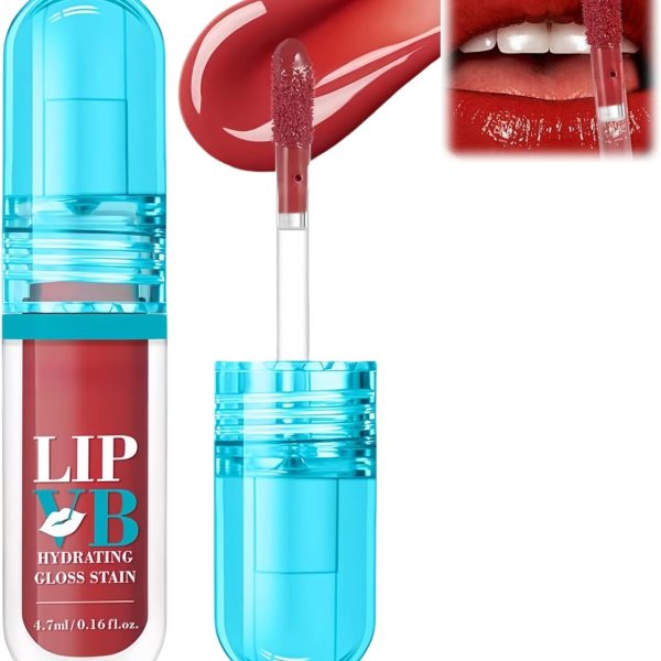 مجموعة ملمع شفاه مرطب، ملمع شفاه مرطب يدوم طويلا، زيت شفاه مرطب ومغذي، زيت شفاه، ملمع شفاه، ملمع شفاه ال اي بي كومبو، احمر شفاه سائل جيلي غير لزج #3