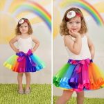 ⁦تنورة توتو بالوان قوس قزح، تنورة باليه متعددة الطبقات من التول للفتيات الصغيرات، تنورة توتو نيون لرقص الباليه وحفلات اعياد الميلاد والحفلات التنكرية⁩ - الصورة ⁦9⁩