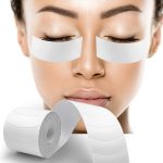 شريط لاصق لوصلات الرموش، وسائد عيون اسفنجية لوصلات الرموش، 110 قطعة من شريط الفوم الطبي المقطوع مسبقا، وسادات تحت العين، لوازم وصلات الرموش، ادوات تجميل خالية من الوبر ولا تسبب الحساسية وخالية من