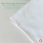 ⁦ستارة باب نورين بتصميم لوحة فنية يابانية على شكل شجرة ازهار الكرز ساكورا وجبل فوجي من اوفات هوم، مناسبة للتعليق على الحائط لتزيين المنزل، مقاس 33.5 × 59 انش، البوليستر، رائحة الزهور⁩ - الصورة ⁦6⁩