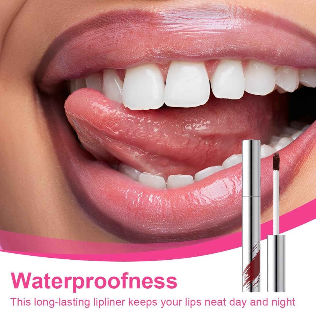 61nTbekzOUL._AC_SL1100_.jpg قلم تحديد شفاه قابل للتقشير، قلم تحديد شفاه قابل للتقشير ويدوم طويلا، قلم تحديد شفاه مقاوم للماء بلمسة نهائية غير لامعة، مقاوم للانتقال لجميع انواع البشرة - الصورة 6