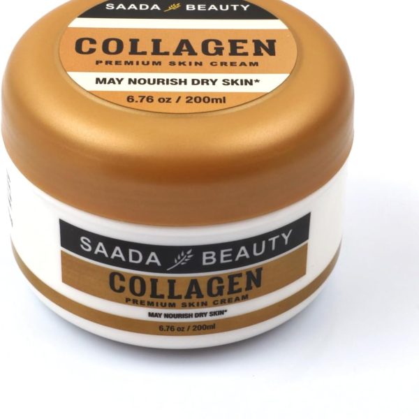 كريم الكولاجين للعناية بالوجه والجسم من سعادة بيوتي 200 مل