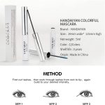 ⁦ماسكارا ملونة للرموش من جبوفيسن لتكثيف الرموش وتطويل وتحديد وتجعيدها ومضاعفتها وتركيبتها القابلة للبناء قطعة واحدة #01 اسود⁩ - الصورة ⁦6⁩