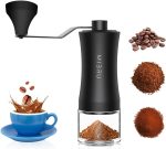 ⁦ام اي برو مجموعة ماكينة تحضير القهوة في 60 من 9 قطع بالتنقيط - مطحنة قهوة وخادم وكوب جرعات حبوب بخاخ وغلاية 600 مل وفلتر ومقياس وقمع تنقيط زجاجي⁩ - الصورة ⁦4⁩