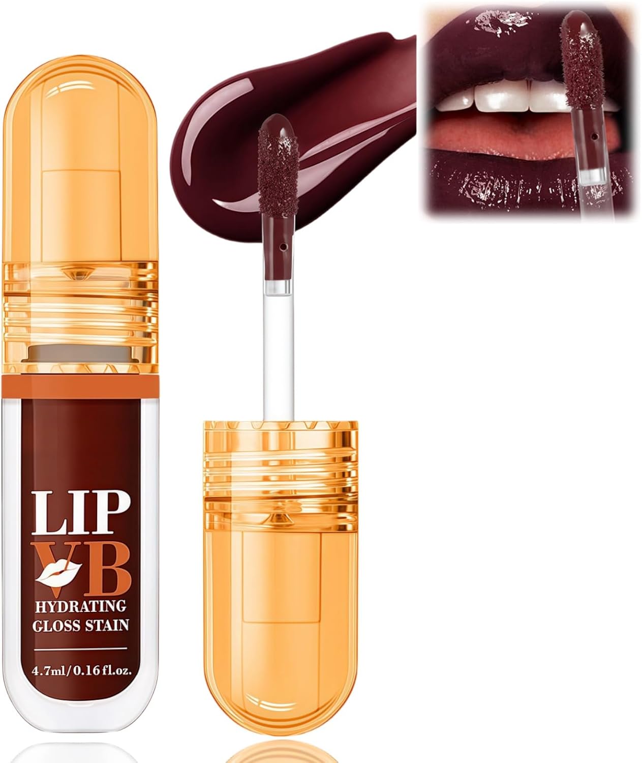 61sqLzo2m3L._AC_SL1500_.jpg مجموعة ملمع شفاه مرطب، ملمع شفاه مرطب يدوم طويلا، زيت شفاه مرطب ومغذي، زيت شفاه، ملمع شفاه، ملمع شفاه ال اي بي كومبو، احمر شفاه سائل جيلي غير لزج #6