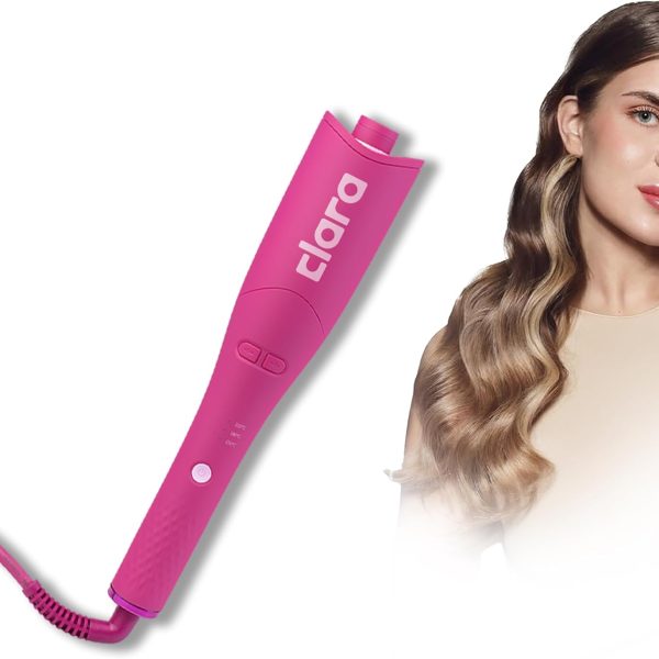 كلارا جهاز تجعيد الشعر التلقائي - بينك، سيراميك، زهري