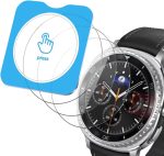 [3 قطع] شاشة حماية لساعة سامسونج جالاكسي 8 كلاسيك من الزجاج المقسى بدرجة صلابة 9، خالية من الفقاعات، مضادة للخدش، سهلة التركيب