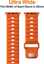 ⁦سوار من النايلون قابل للتمدد ليروبو متوافق مع ساعة ابل 38/40/41/42/44/45/49 ملم 3 قطع للنساء والرجال رياضي مرن للتعديل لسلسلة اي ووتش التراSE/8/7/6/5/4/3/2/1⁩ - الصورة ⁦4⁩