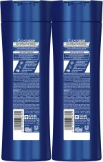 ⁦شامبو العناية الكاملة 3 في 1 للرجال من كلير للشعر والوجه والجسم بالفحم المنشط لشعر خال القشرة بنسبة 100% لترطيب البشرة 400 مل عبوة قطعتين⁩ - الصورة ⁦2⁩