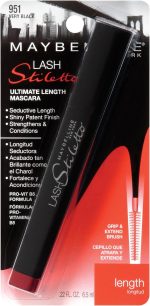 ماسكارا لاش ستيليتو من ميبيلين نيويورك، بتاثير مطول للغاية، قابلة للازالة، بلون داكن للغاية، 0.22 اونصة سائلة، أسود - الصورة 2