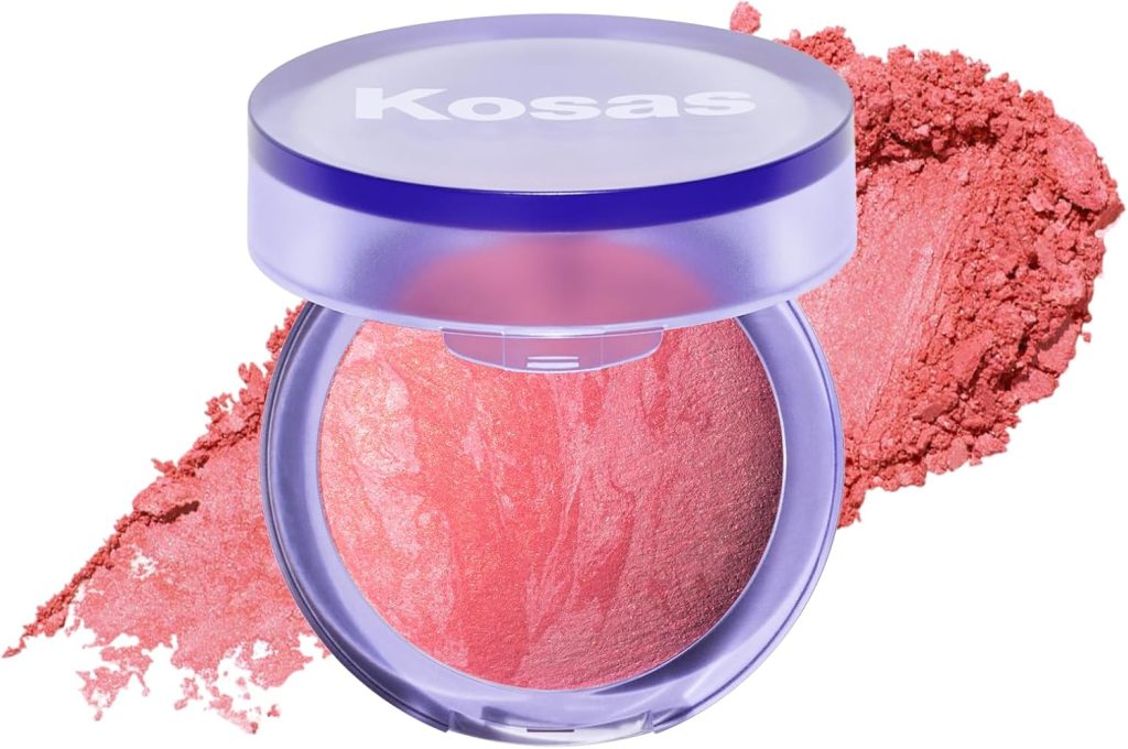 أحمر خدود خالٍ من البودرة مصنوع مع السكوالين وحمض الهيالورونيك ويدوم طويلًا من بلش از لايف