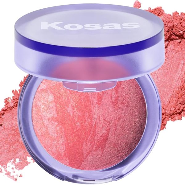 أحمر خدود خالٍ من البودرة مصنوع مع السكوالين وحمض الهيالورونيك ويدوم طويلًا من بلش از لايف