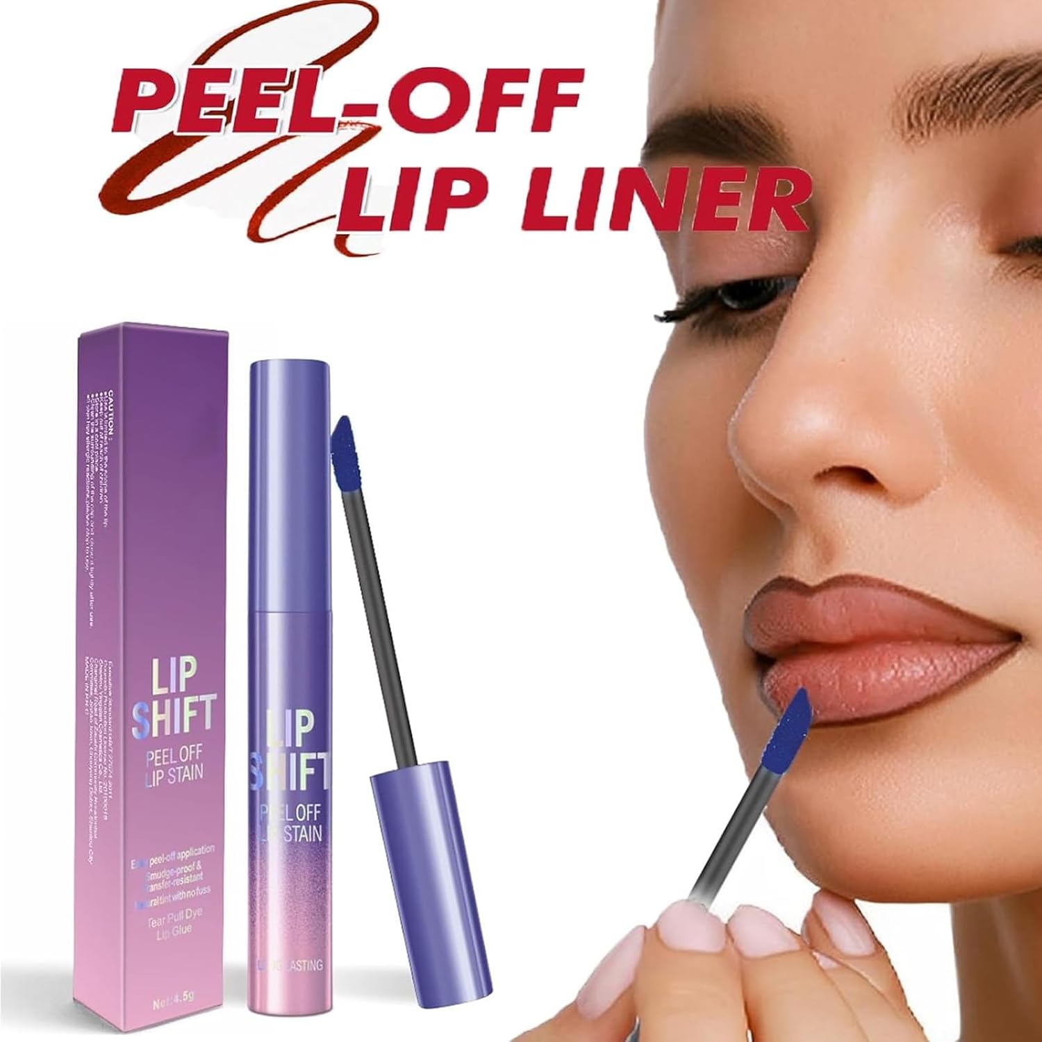 713NfIbDIgL._AC_SL1500_.jpg مجموعة تاتو للشفاه قابلة للتقشير مكونة من 3 قطع، قلم تحديد شفاه سائل غير لامع قابل للازالة ومقاوم للماء ويدوم طويلا - الصورة 2