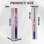 ⁦3 قطع من ملمع الشفاه، صبغة قابلة للتقشير، مجموعة لوضع المكياج السريع، لمسة لطيفة للسفر، تجارب تجميل ممتعة⁩ - الصورة ⁦3⁩