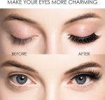 رموش مغناطيسية بدون قلم تحديد عيون من الميكاكوز، 6 ازواج من الرموش المغناطيسية القابلة لاعادة الاستخدام بطبقتين بمظهر طبيعي، مجموعة رموش صناعية ثلاثية الابعاد بدون صمغ مع ملاقط تطبيق، رموش صناعية - الصورة 6