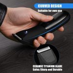 ⁦ماكينة حلاقة كهربائية للجسم من ابوتو، ماكينة حلاقة شعر الجسم مقاومة للماء للرجال والنساء، ماكينة تشذيب شعر الفخذ مع مؤشر LED للكرات، شفرة سيراميك قابلة للاستبدال للاستخدام الرطب والجاف، شحن USB⁩ - الصورة ⁦8⁩