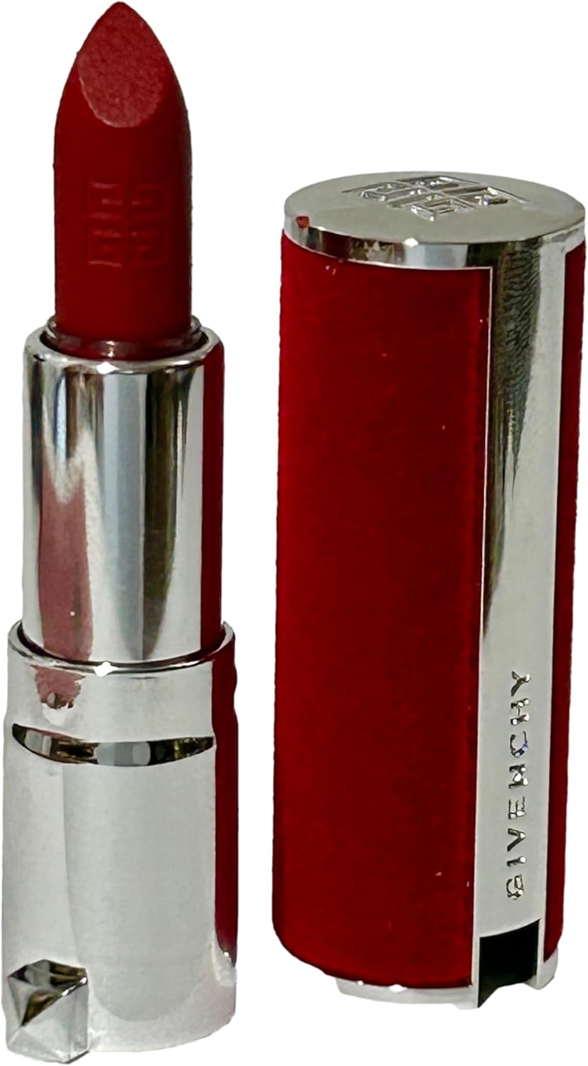 71AZyqAvO3L._AC_SL1500_.jpg حمر شفاه لو روج ديب فيلفيت من جيفنشي، درجة رقم 37 (لون أحمر)، بحجم صغير عينة مناسب للسفر والتنقلات 1.5 جم - الصورة 2