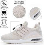 ⁦Mens Womens Road Running Shoes Gym Tennis Athletic Mesh Sneaker Casual Fashion Workout Sports Shoes⁩ - الصورة ⁦2⁩