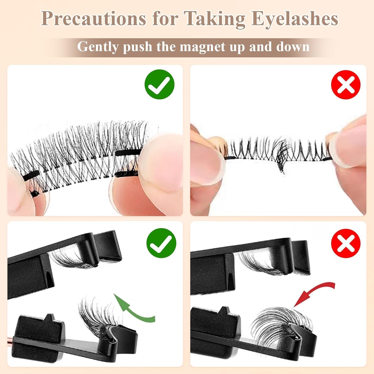 71Fgo27NVyL._AC_SL1500_.jpg رموش مغناطيسية بدون قلم تحديد عيون من الميكاكوز، 6 ازواج من الرموش المغناطيسية القابلة لاعادة الاستخدام بطبقتين بمظهر طبيعي، مجموعة رموش صناعية ثلاثية الابعاد بدون صمغ مع ملاقط تطبيق، رموش صناعية - الصورة 3