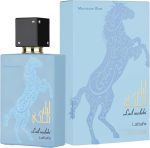 ⁦Lattafa Lail Maleki Moroccan Blue EDP Unisex 3.4 Fl Oz/100 -ml⁩ - الصورة ⁦2⁩