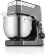 ⁦خلاط كهربائي قائم من السيف 2000 واط مع 10 سرعات، وظيفة النبض، شاشة ال سي دي للتحكم في الوقت، وعاء من الستانلس ستيل مع مقبض، 10 ل، رمادي E02235⁩ - الصورة ⁦2⁩