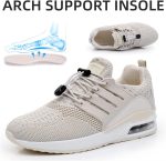 ⁦Mens Womens Road Running Shoes Gym Tennis Athletic Mesh Sneaker Casual Fashion Workout Sports Shoes⁩ - الصورة ⁦3⁩