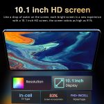 ⁦تابلت 10.1 انش من سي جي واي كيو ذاكرة RAM 16GB تخزين 512GB اصدار شبكة WiFi معالج ثماني النواة شاشة IPS HD 1280×800 فاي ثنائي النطاق نظام تحديد المواقع بطارية 4000mAh مجموعة اغطية، أزرق⁩ - الصورة ⁦5⁩