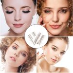 ملصقات تاتو للحواجب، ملصقات مقاومة للماء لتقشير الحواجب 6D، ملصقات تاتو حواجب صناعية طبيعية تشبه الشعر وتدوم طويلا للنساء (20 زوج، اسود) - الصورة 3