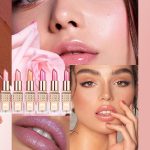 ⁦احمر شفاه لامع للنساء، مرطب شفاه ملون ومرطب، احمر شفاه مكياج مع تاثير ملمع شفاه، بقعة مرطبة مقاومة للماء لحفلات الزفاف وحفلات الزفاف والمراهقات والفتيات⁩ - الصورة ⁦3⁩