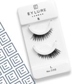 اي لور رموش صناعية مسبقة اللصق، رموش بطول 3/4، رقم 005، زوج واحد - الصورة 2