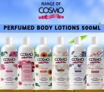 ⁦لوشن معطر للجسم برائحة اللافندر الفاخر من كوزمو بيوتي 500 مل مع زيوت المهدئة لترطيب وتغذية وتهدئة البشرة متوهجة ترطيب صبار الالوفيرا وفيتامين E للعناية بالبشرة⁩ - الصورة ⁦3⁩
