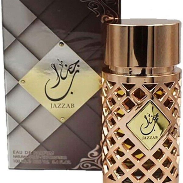عطر جذاب بخاخ برائحة شرقي عربي للنساء والرجال من ارض الزعفران 100 مل او دي بارفان ايه كليك اواي وردي ذهبي