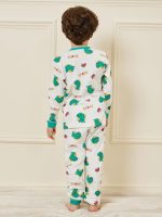 ⁦Styli Boys Textured Graphic Print T-Shirt & Pyjama Set⁩ - الصورة ⁦5⁩