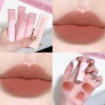 ⁦مجموعة احمر شفاه مات 2 في 1 من 3 قطع، ملمع شفاه مقاوم للماء ويدوم طويلا للنساء، احمر شفاه سائل غير لزج، مكياج شفاه مقاوم للتلطخ⁩ - الصورة ⁦3⁩