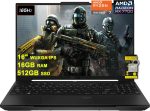 اسس لابتوب العاب تي يو اف A16 16 انش WUXGA 165Hz 100% sRGB AMD ثماني النواة رايزن 7 7735HS 16GB RAM 512GB SSD راديون RX 7700S 8GB (>RTX4060) اضاءة خلفية USB4 شحن سريع الغاء الضوضاء AI ويندوز 11 مع