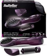 بيبيليس مصفف الشعر الهوائي, 1000 واط, سرعتان, 2 اعدادات لدرجه للحراره, هواء بارد, فرشاه مجداف, فرشاه مستديره, AS115SDE, أرجواني قد يختلف تصميم العبوة